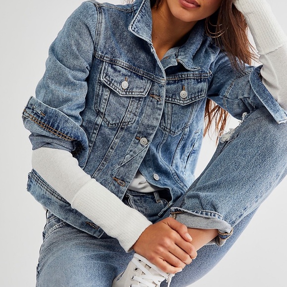 Free People Rumors Denim Jacket - Picture 3 of 4